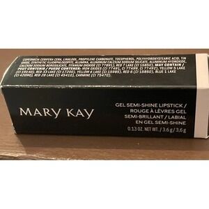 New In Box Mary Kay Gel Semi-Shine Lipstick Berry Couture Full Size
